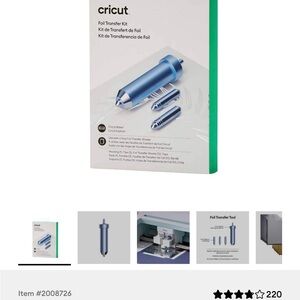 Cricut Foil Transfer Tool Kit — Light Blue with Silver Tip